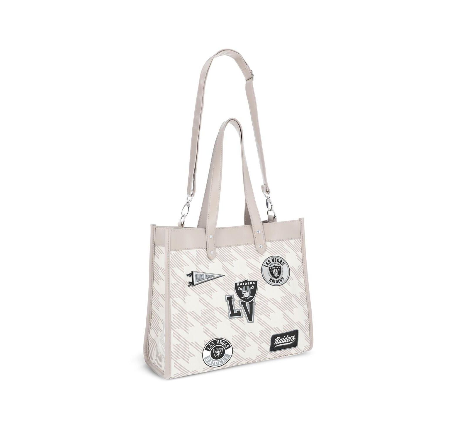 WEAR by Erin Andrews Las Vegas Raiders Patch Printed Tote Bag