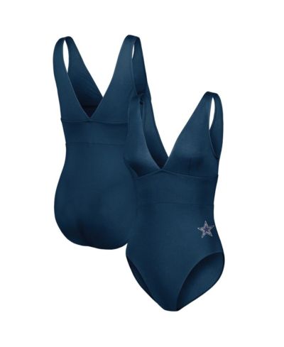 Tommy Bahama Женский закрытый купальник 1-Piece Dallas Cowboys, темно-синий