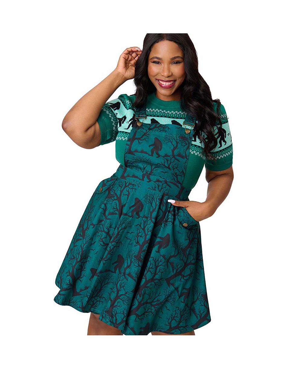 Юбка-сарафан Unique Vintage Plus Size Brionne Pinafore