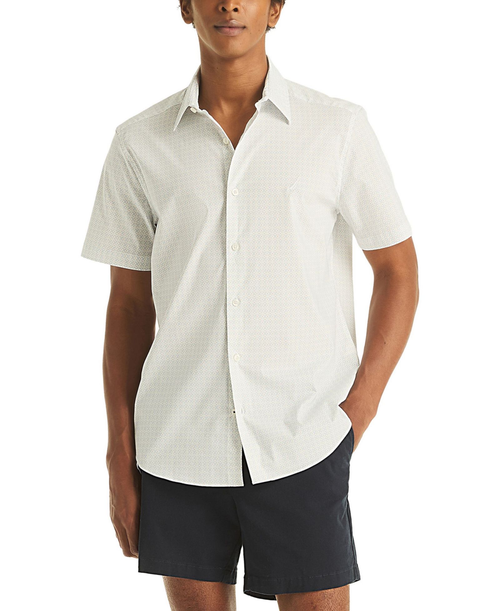 Nautica Men's Printed Short-Sleeve Shirt