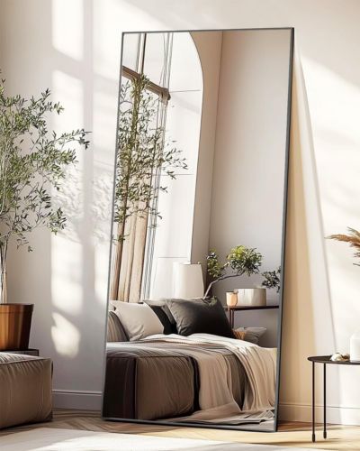 Antok Full Length Mirror 71"x30" Oversized Floor Mirror for Living Room Cloakroom Rect Style