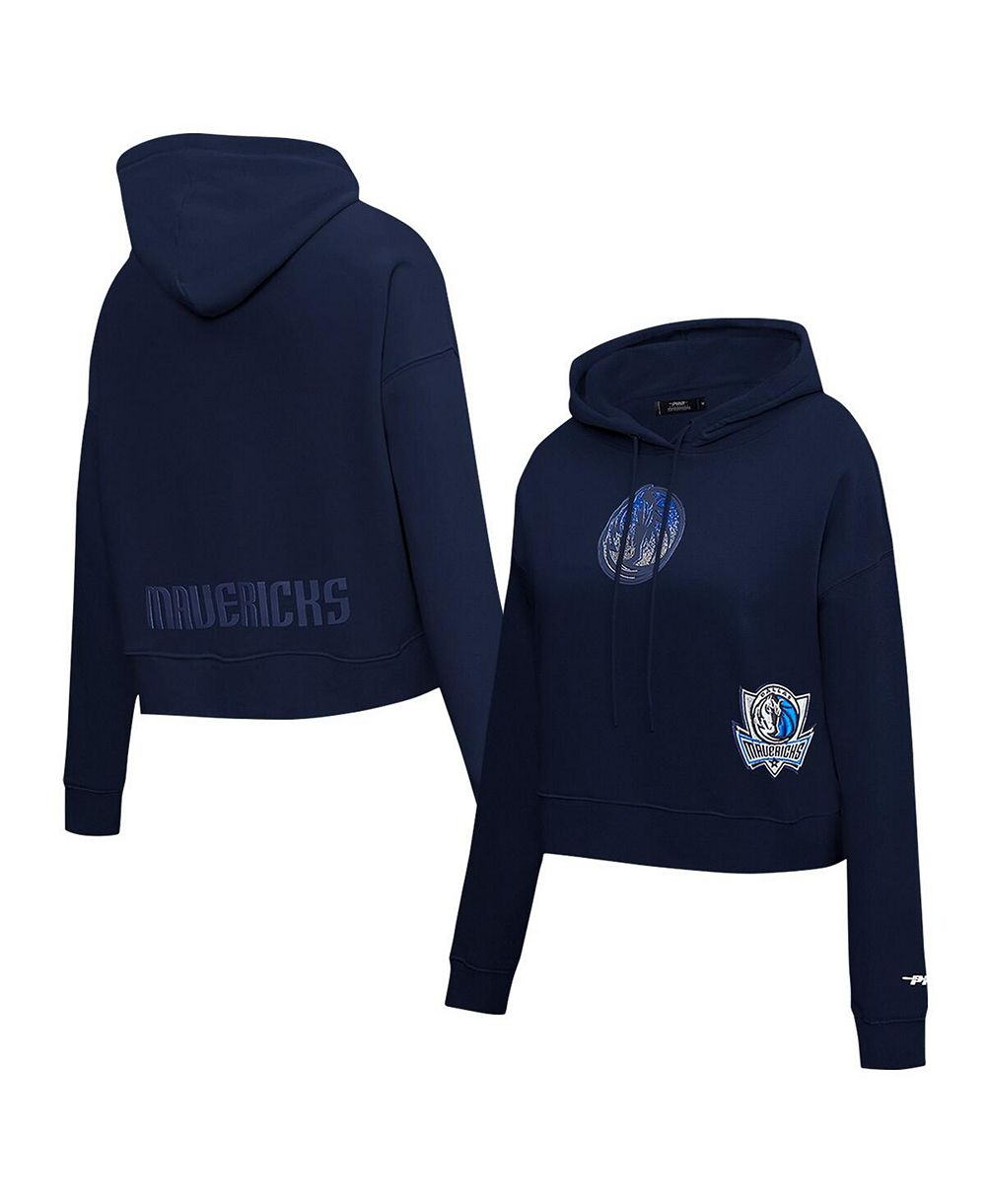 Женское укороченное худи Pro Standard Dallas Mavericks Jewels, темно-синее