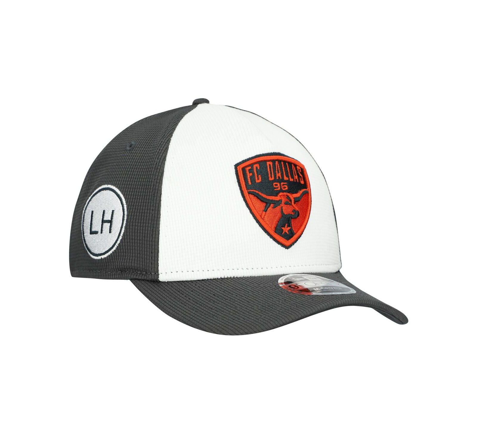 New Era Мужская кепка FC Dallas 2025 Jersey Hook 9FORTY M-Crown регулируемая, белая