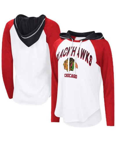 G-III 4Her by Carl Banks Женский лонгслив-худи Chicago Blackhawks, белый
