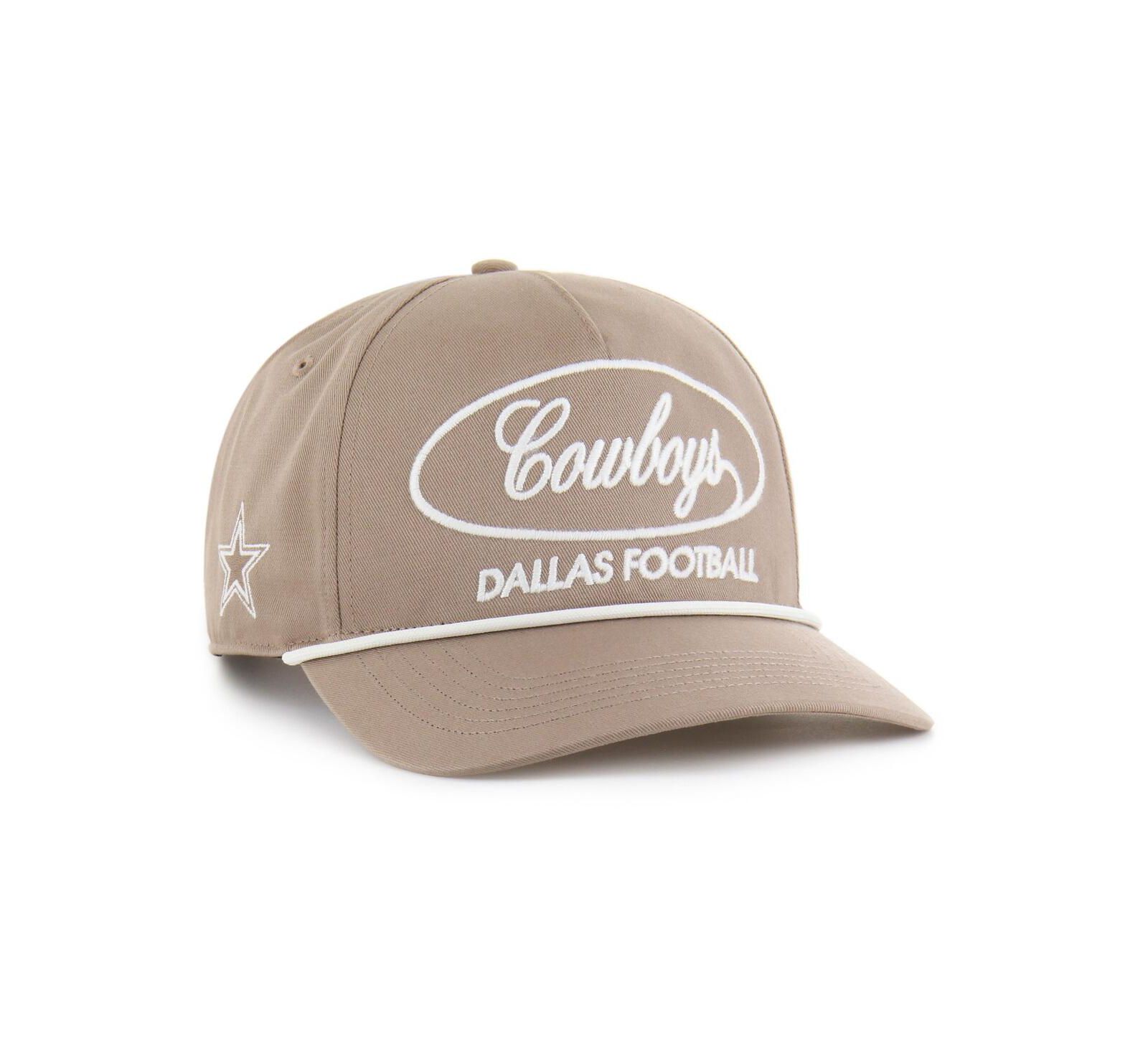 '47 Brand Мужская коричневая кепка Dallas Cowboys Foundational Relaxed Hitch Adjustable