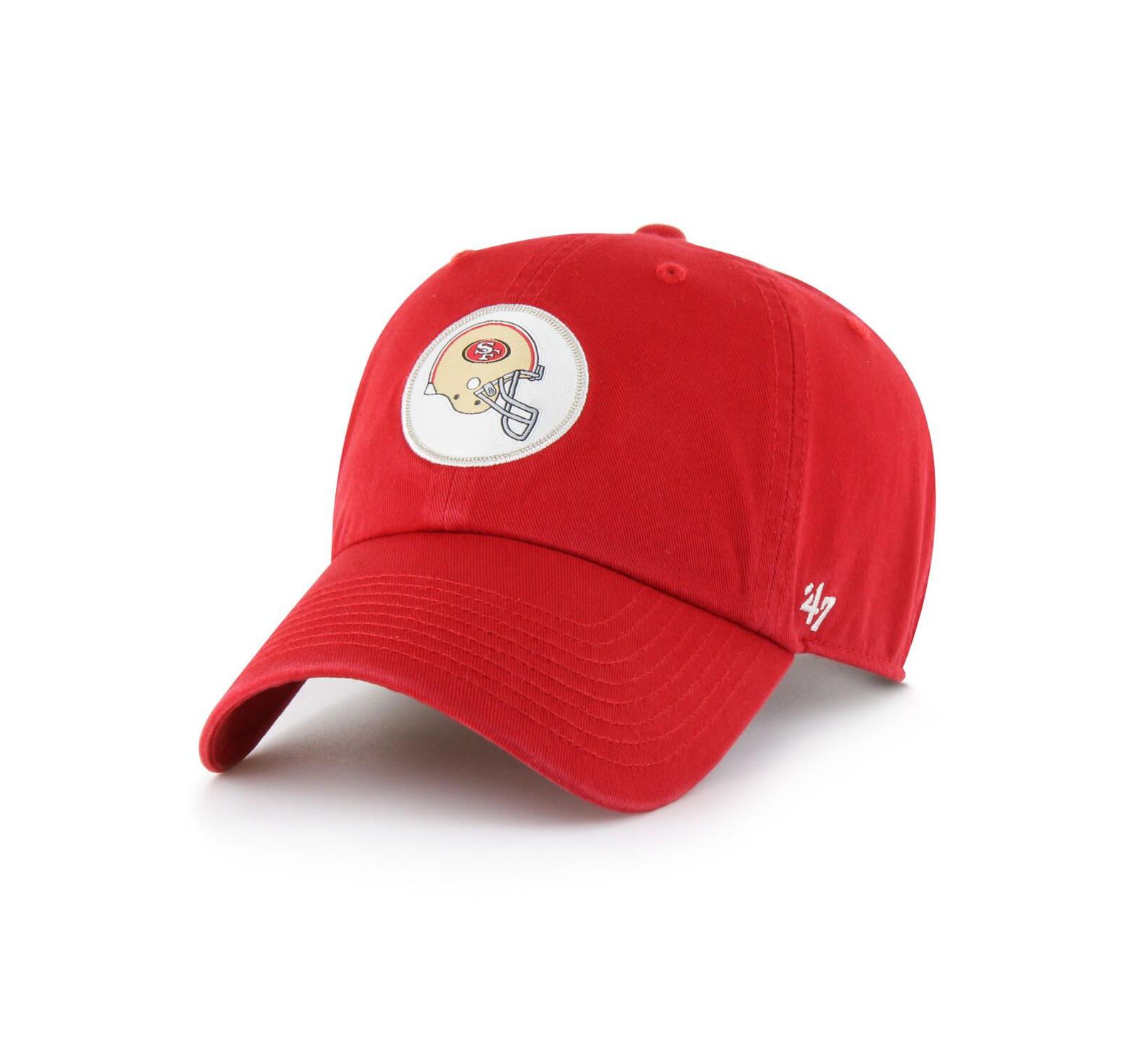 Мужская кепка '47 Brand Scarlet San Francisco 49ers Hard Hat Clean Up Adjustable