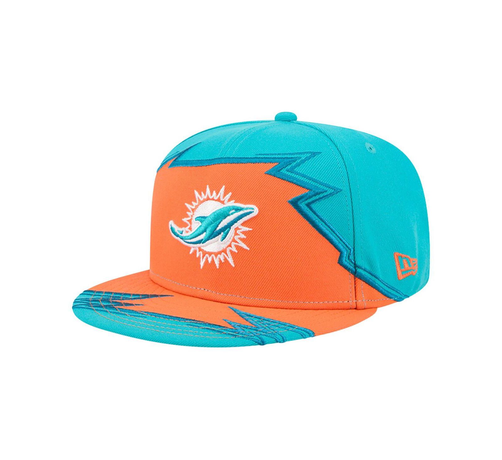 New Era Мужская кепка 59FIFTY Miami Dolphins Break Aqua/Orange