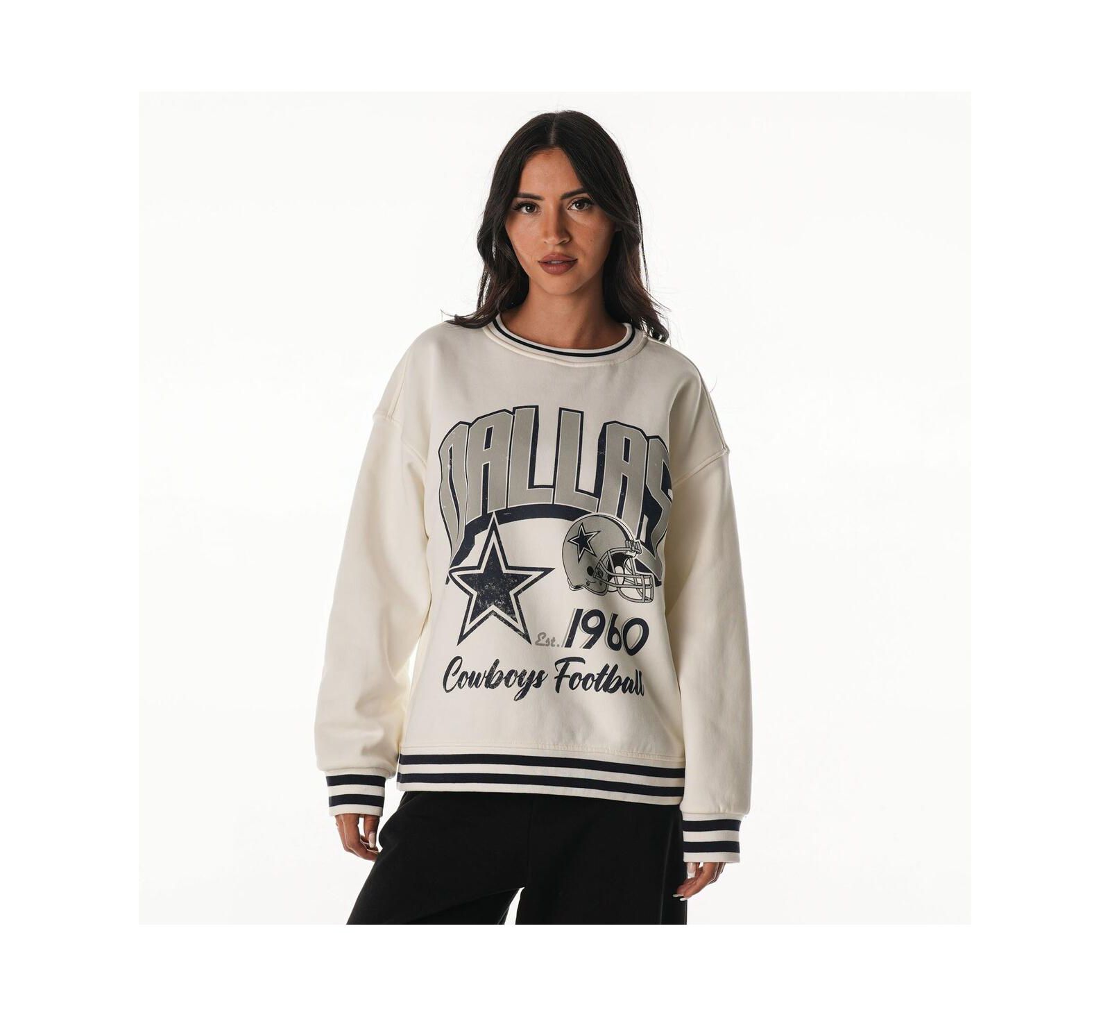 Женская винтажная толстовка The Wild Collective Dallas Cowboys Oversized French Terry
