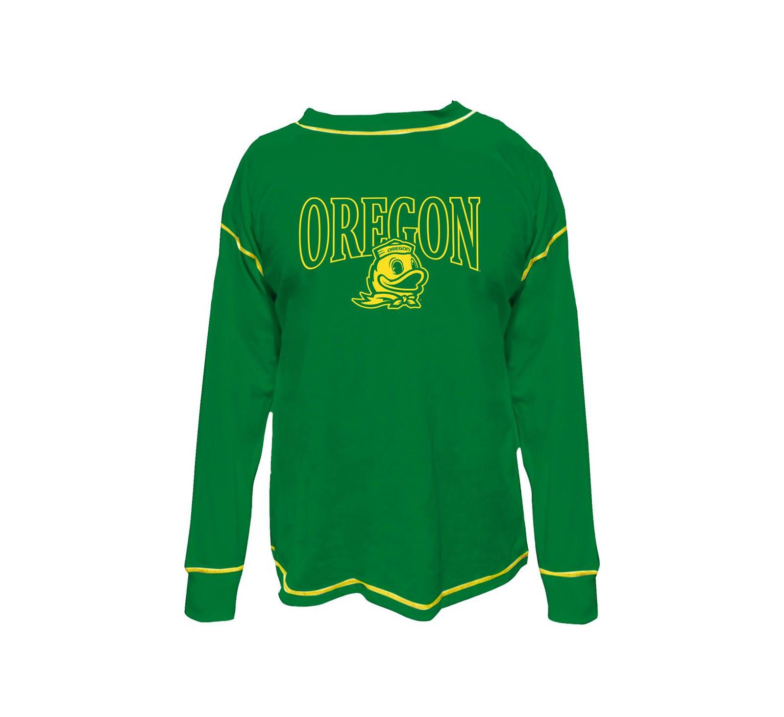 Fanatics Женская толстовка Plus Size Oregon Ducks Green Contrast Stitch