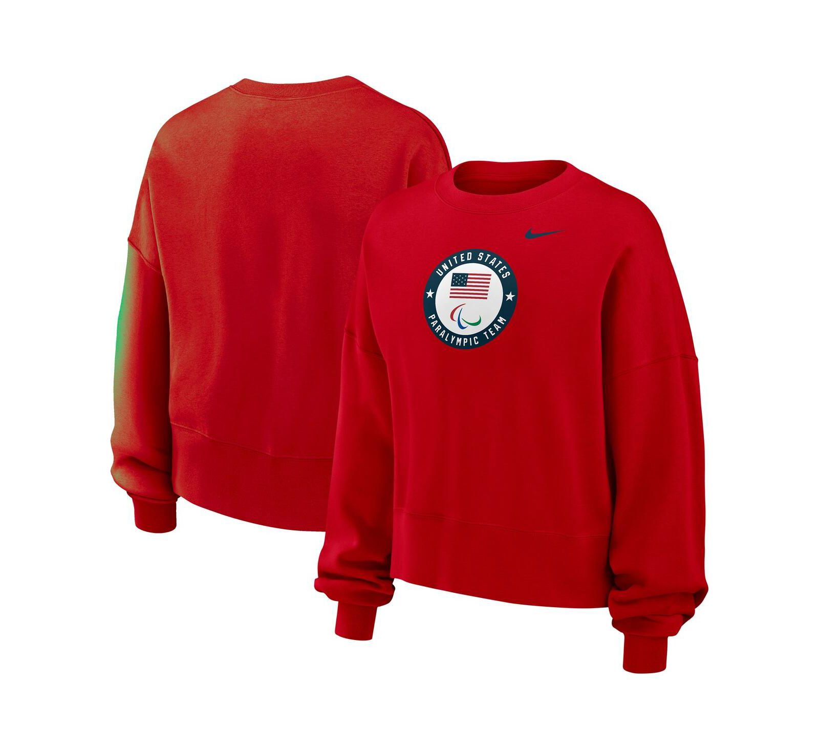 Nike Женское худи Phoenix Fleece Oversized, красное