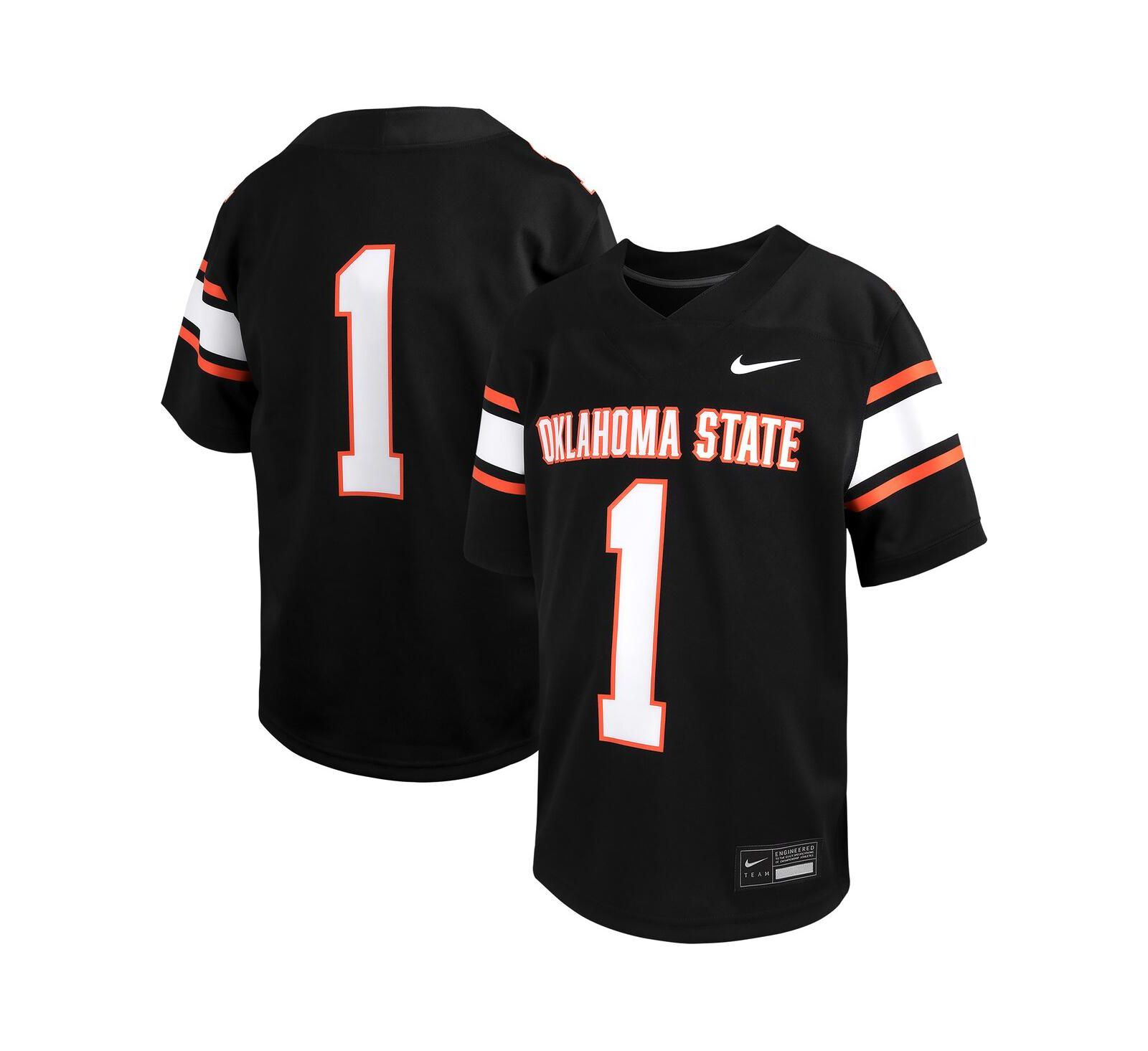 Детская джерси Nike 1 Toddler Black Oklahoma State Cowboys Untouchable Replica Game