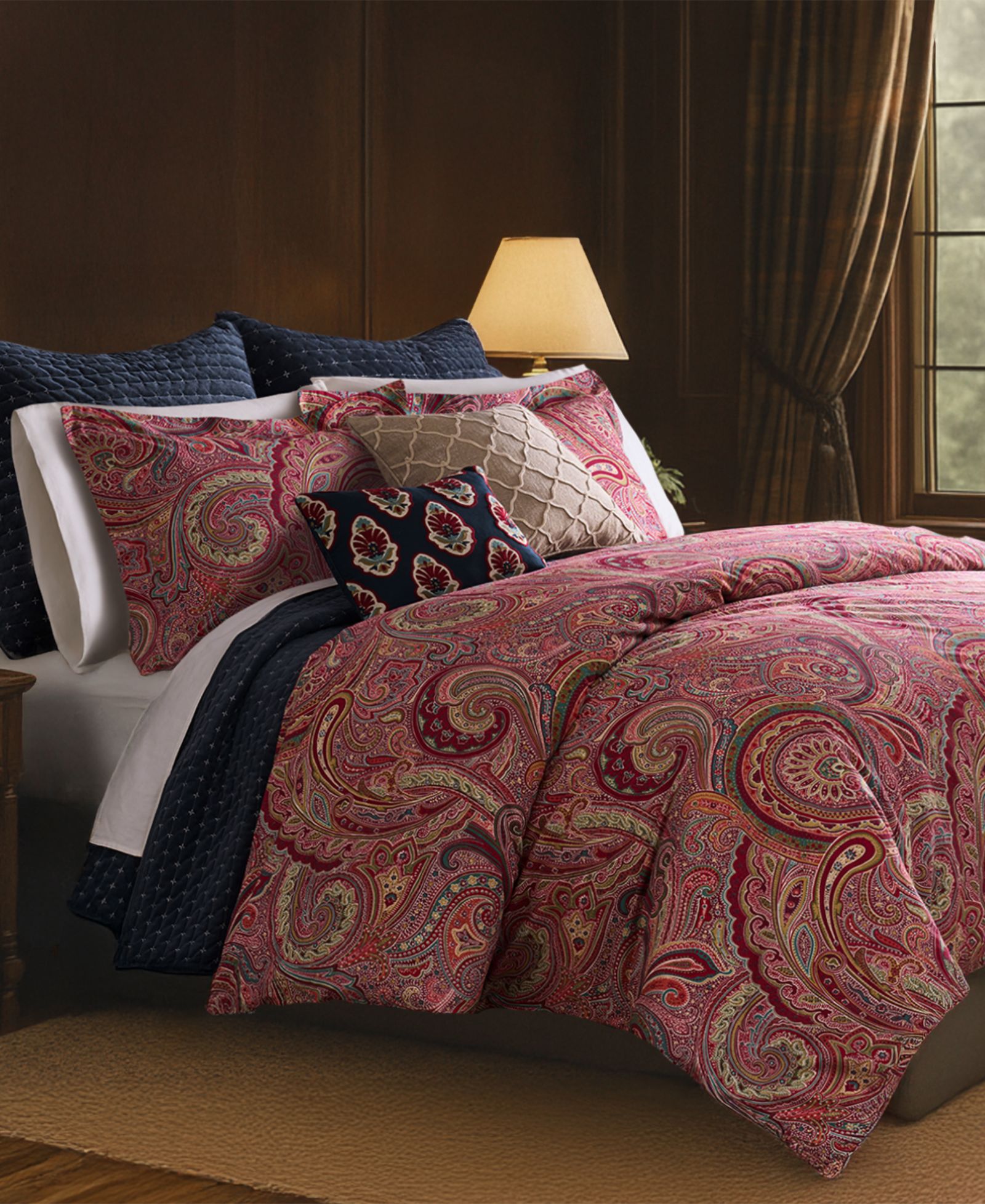 Levtex Home Spruce реверсивный комплект из 3 предметов, King/California King