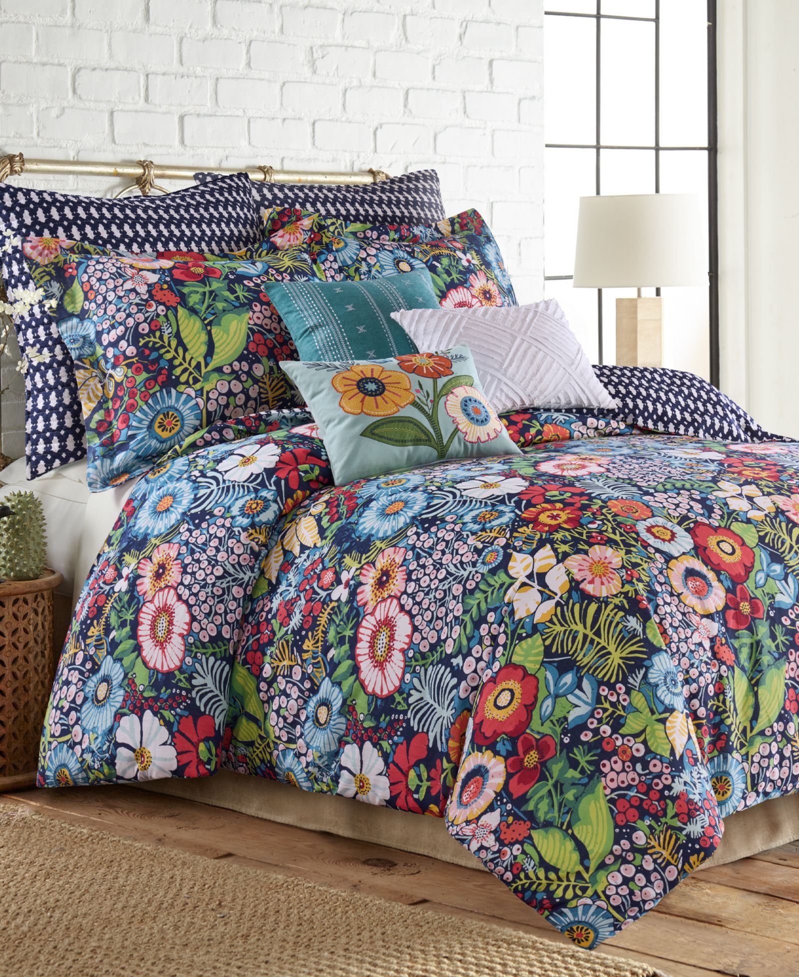 Levtex Home Night Garden Reversible 3-Pc. Comforter Set, King/California King