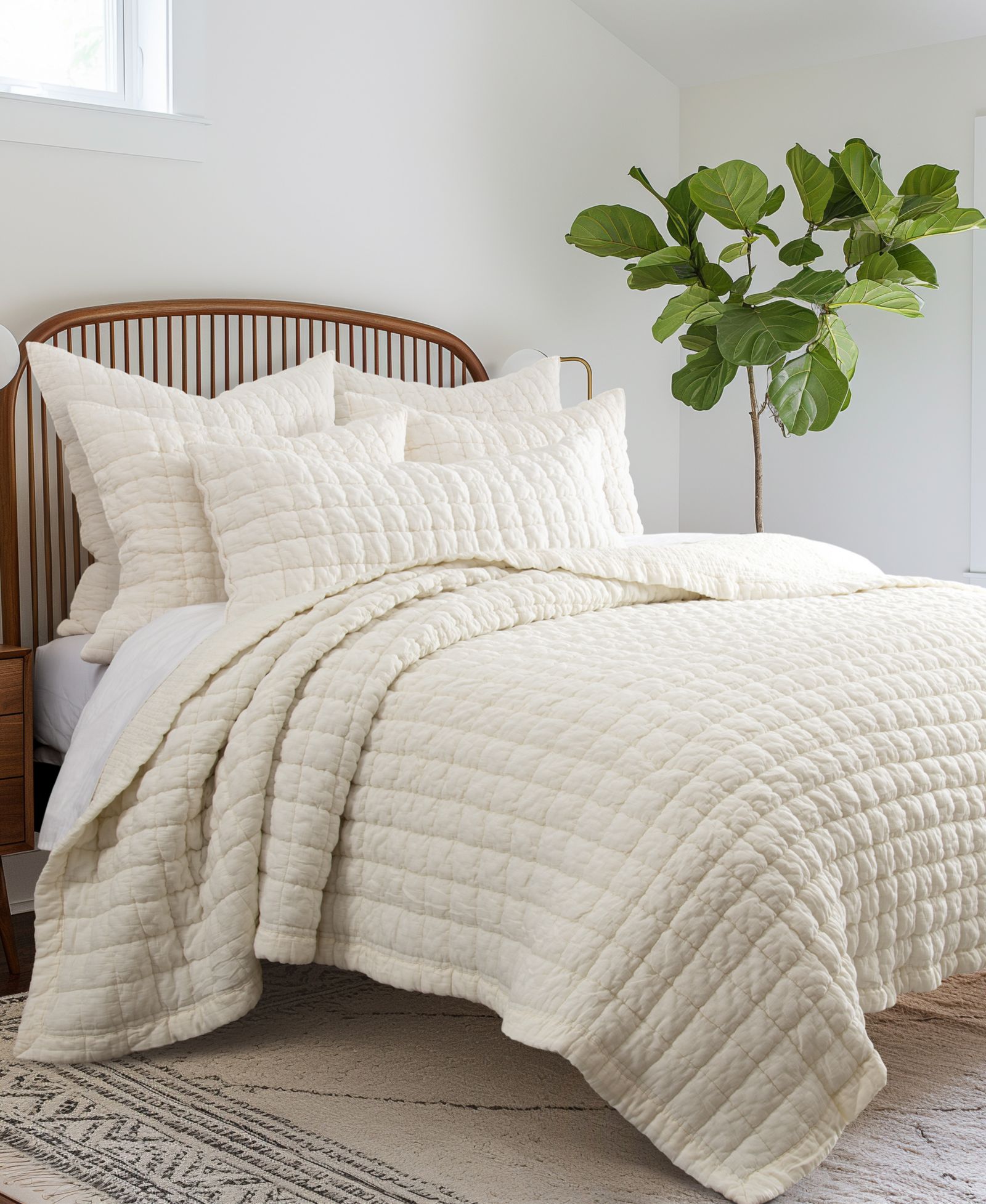Levtex Home Whisper Textured 3-Piece Quilt Set, King/California King