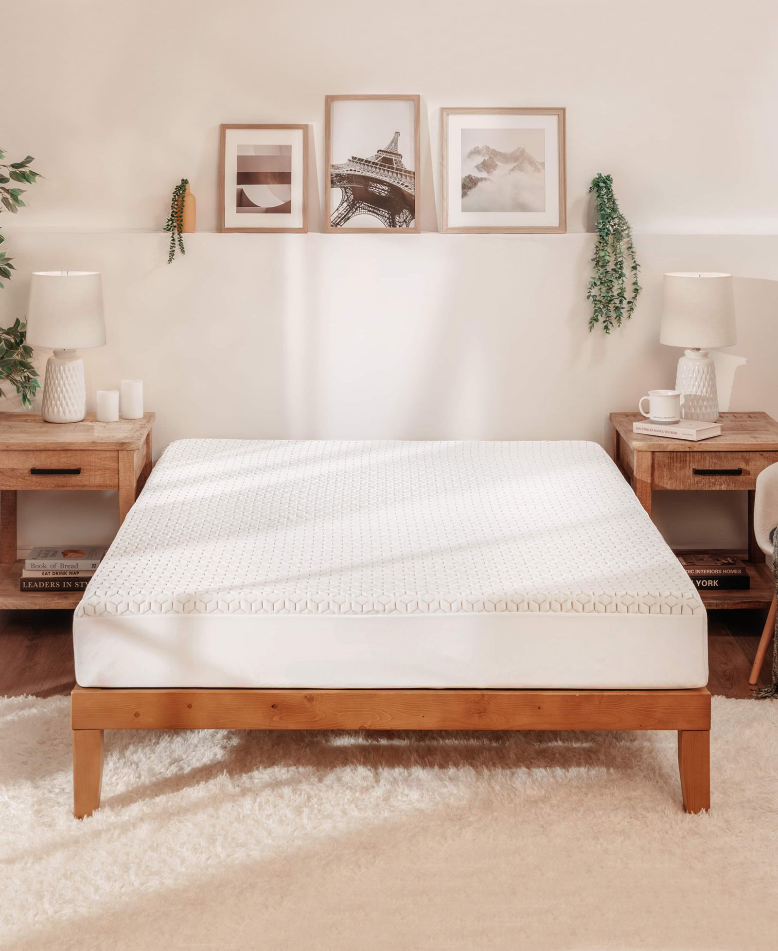 Nestl Copper Hypoallergenic Waterproof Cooling Mattress Protector, Queen