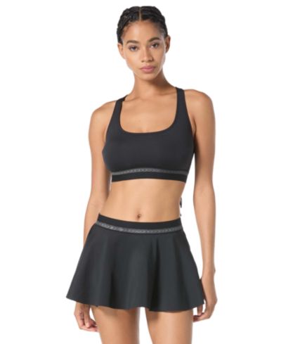 Женский Cross Back Scoop Neck Bikini Top