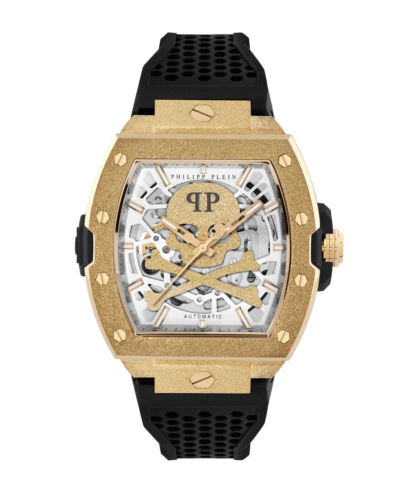 Philipp Plein Мужские часы из золотой стали 44mm