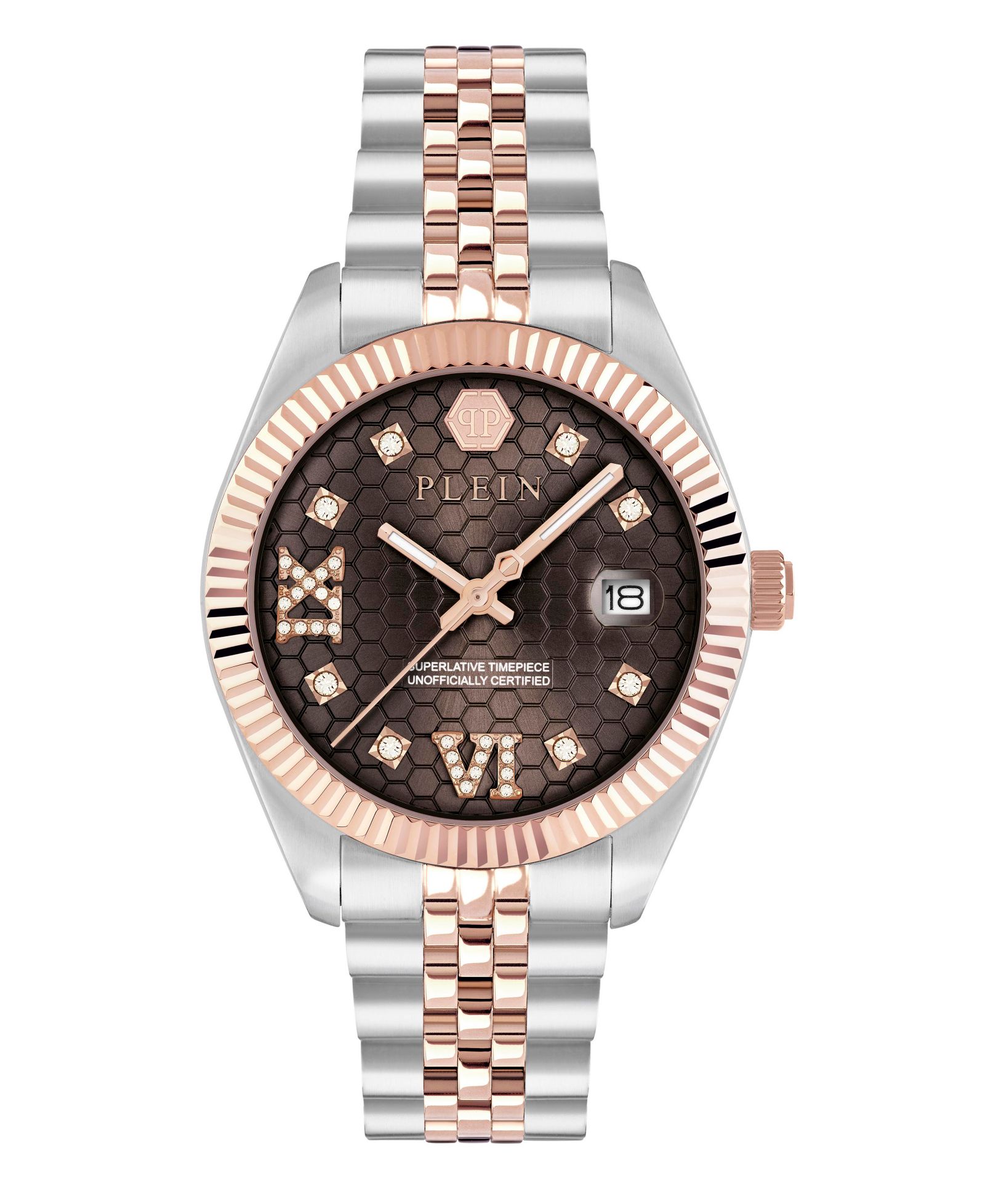 Philipp Plein Women's Two Tone Stainless Steel Watch, 34mm
