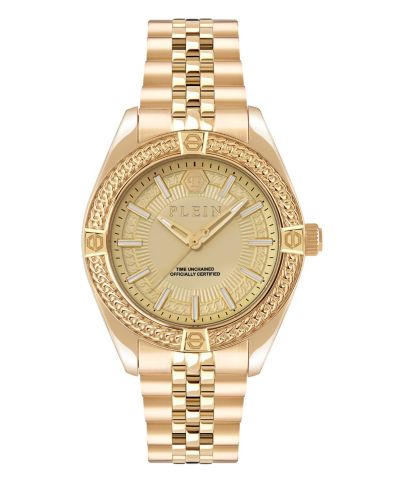 Philipp Plein Men's Gold Stainless Steel Watch, 43mm