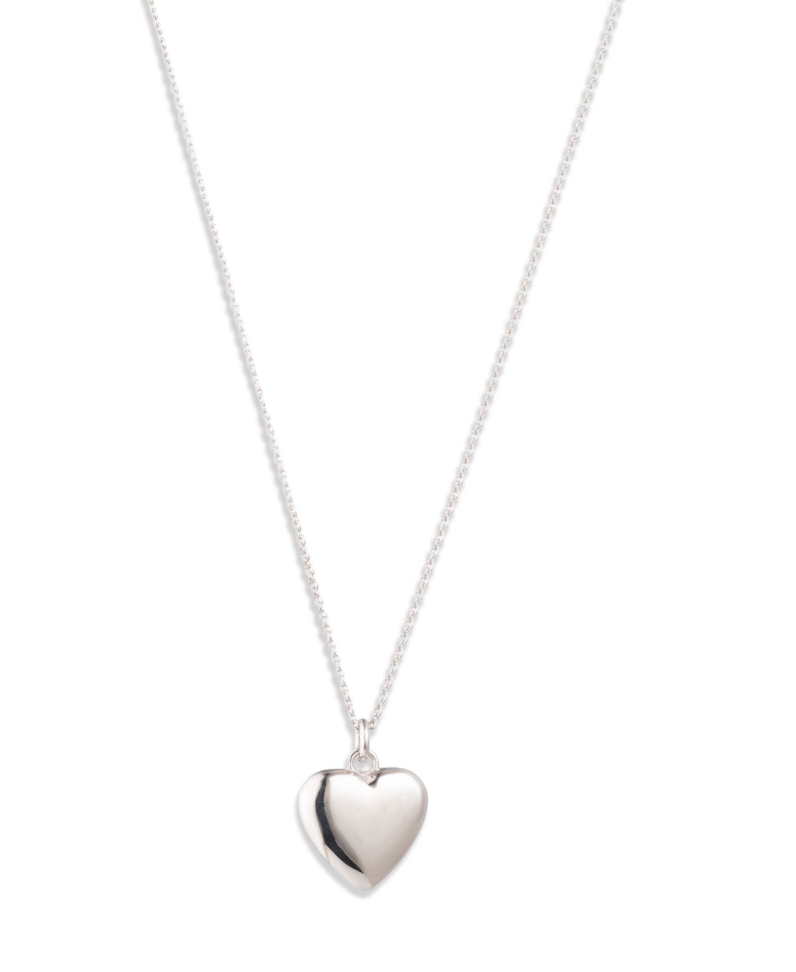 Серебряное ожерелье Lauren Ralph Lauren с кулоном в виде сердца