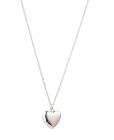 Серебряное ожерелье Lauren Ralph Lauren с кулоном в виде сердца