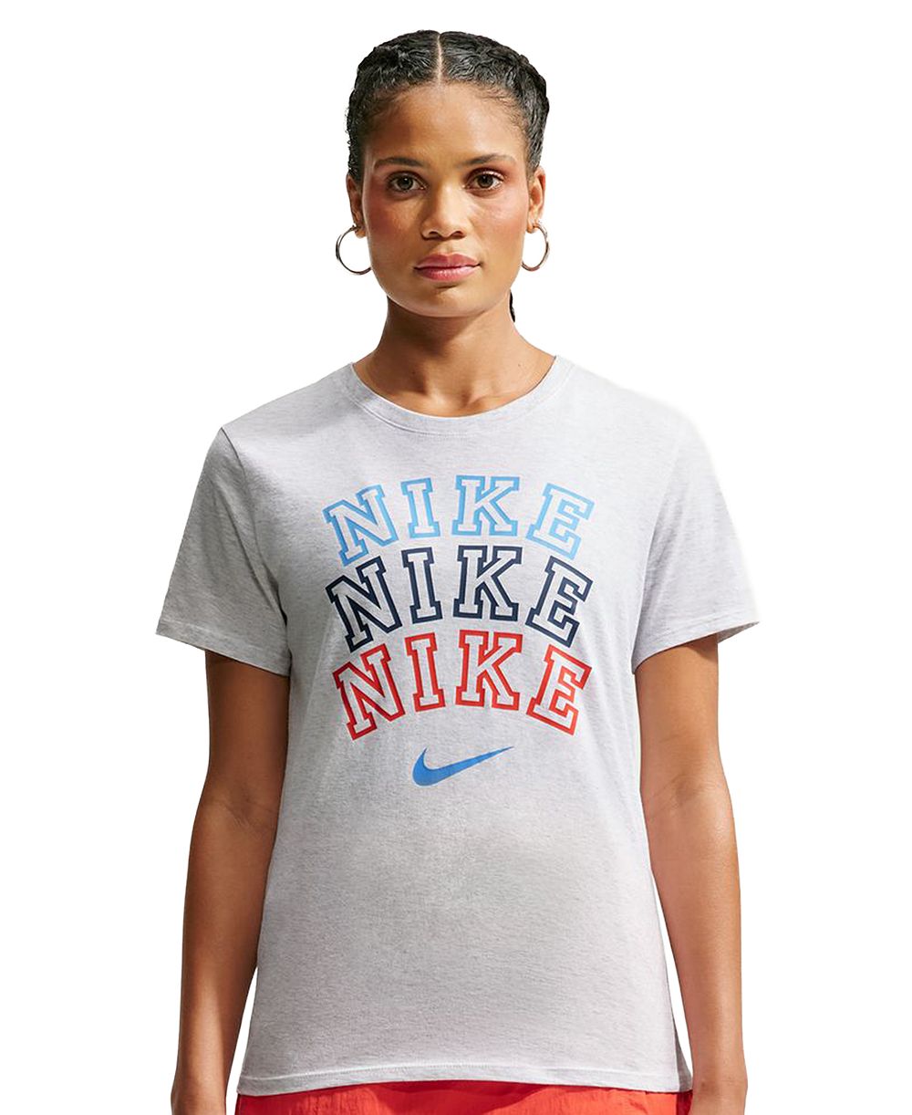 Nike Women's NSW Tee Collegiate Three Graphic Crewneck T-Shirt