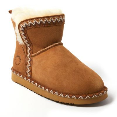 Женские домашние сапонки Dearfoams Fireside by Perth из натурального овчины