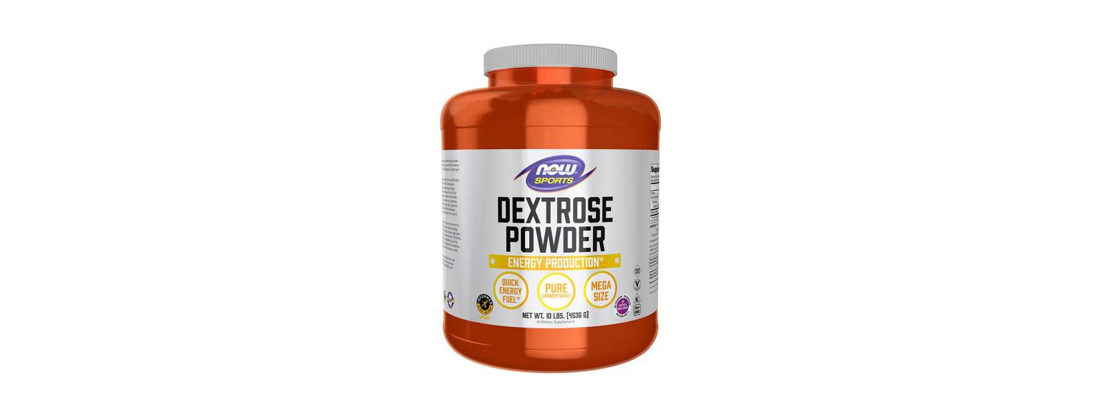 Порошок NOW Foods Dextrose, 10 lb