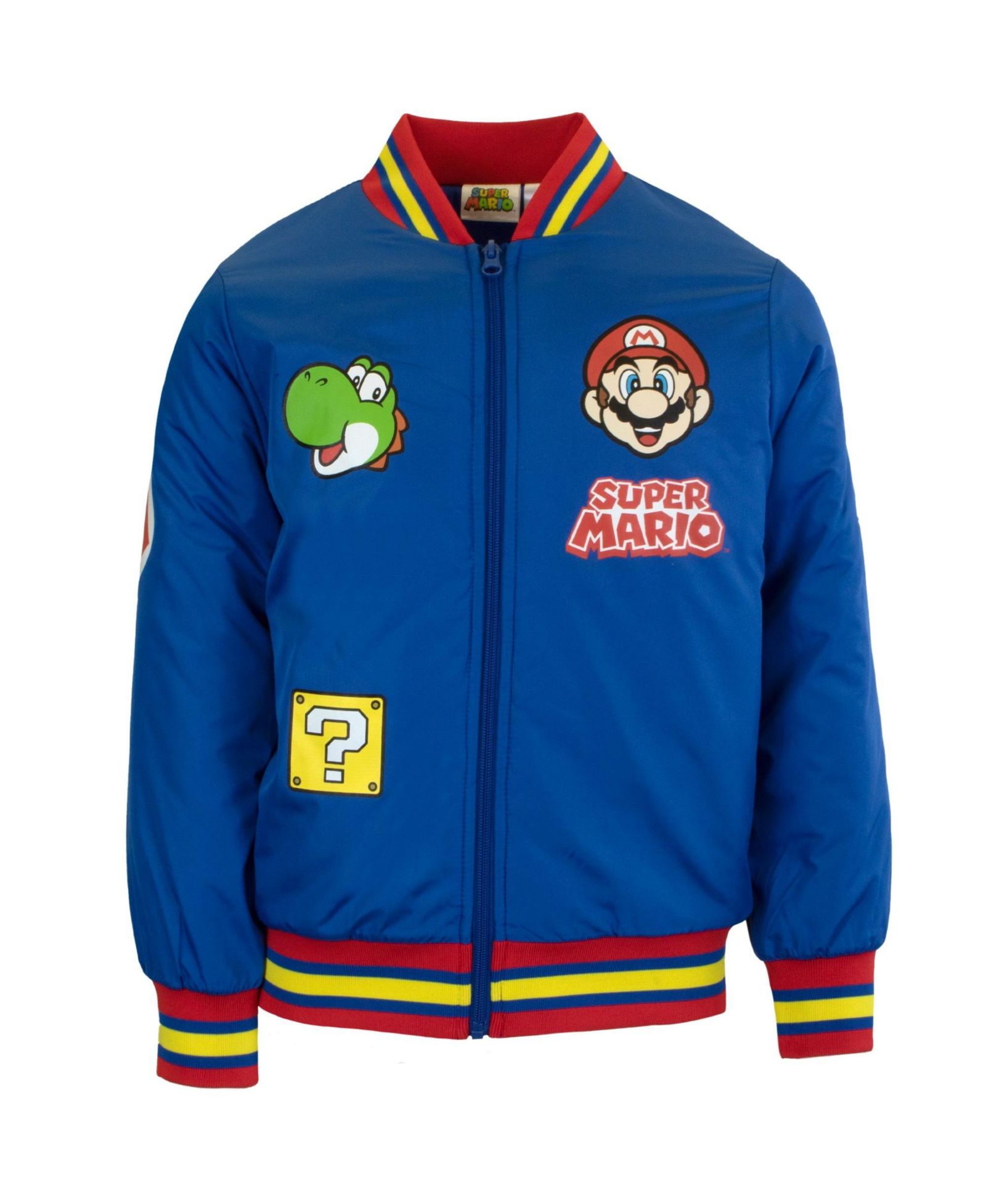 Mario Super Luigi Little Boys Bomber Jacket
