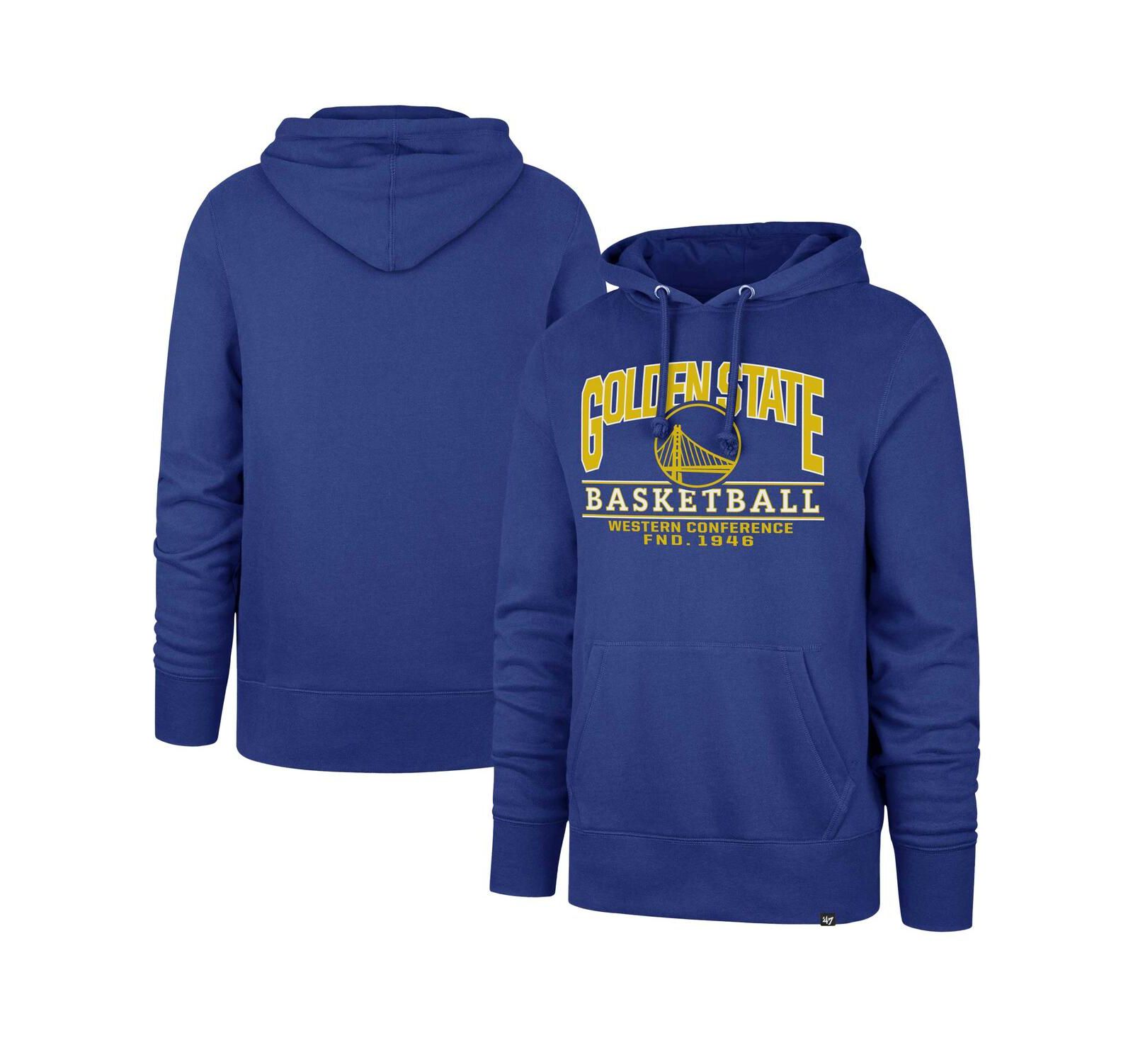 Мужское и женское худи '47 Brand Royal Golden State Warriors Good Call Headline