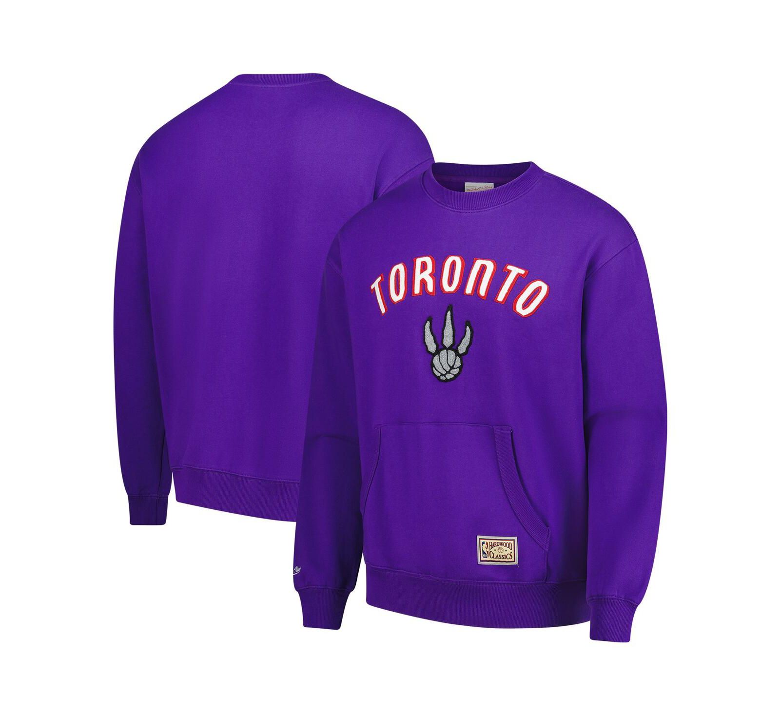 Mitchell & Ness Men's Purple Toronto Raptors Nights Pullover Sweatshirt