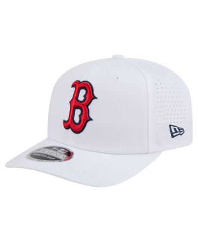 New Era Мужская белая регулируемая кепка Boston Red Sox COOLERA 9SEVENTY
