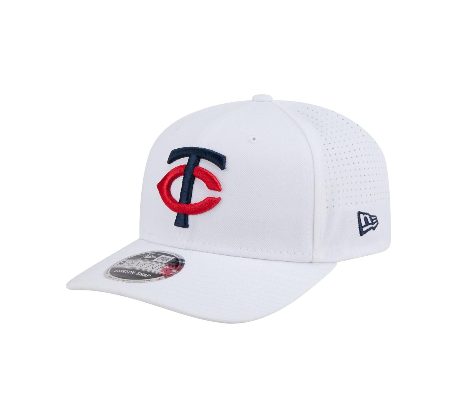New Era Мужская регулируемая кепка Minnesota Twins COOLERA 9SEVENTY, белая