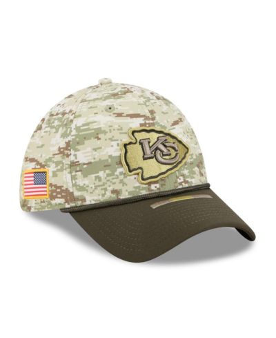 New Era Мужская кепка Kansas City Chiefs 2025 Salute to Service 39THIRTY Flex камуфляжная