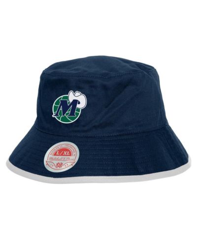 Мужская реверсивная панама Mitchell & Ness Navy/Green Dallas Mavericks Flip It