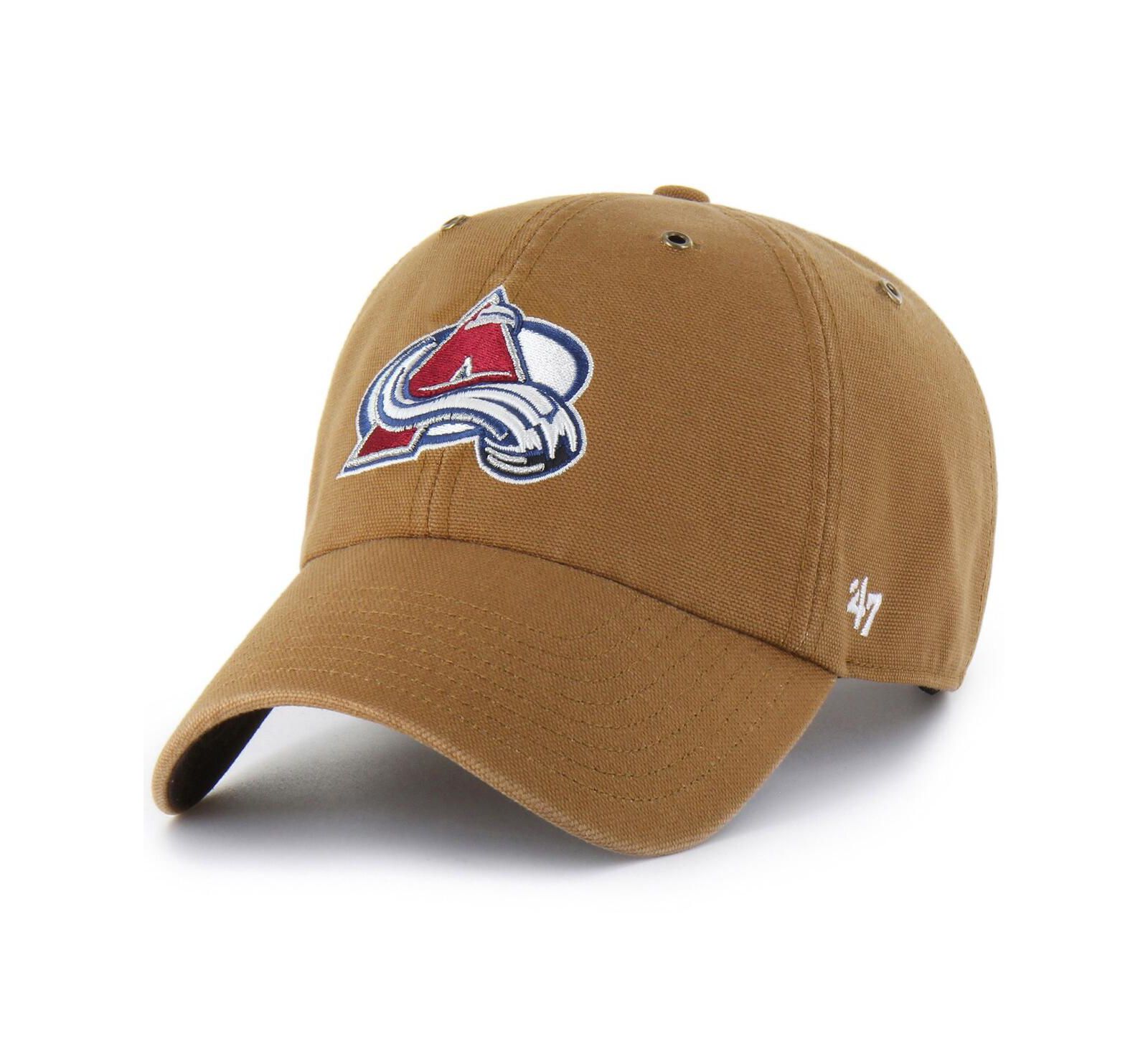 Мужская кепка Carhartt x '47 Brand Brown Colorado Avalanche Clean Up Adjustable