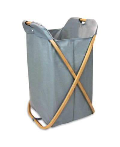 Корзина для белья Oceanstar Bamboo складная