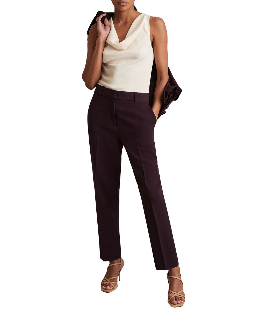 Женские брюки REISS Gabi Slim-Fit Mid-Rise