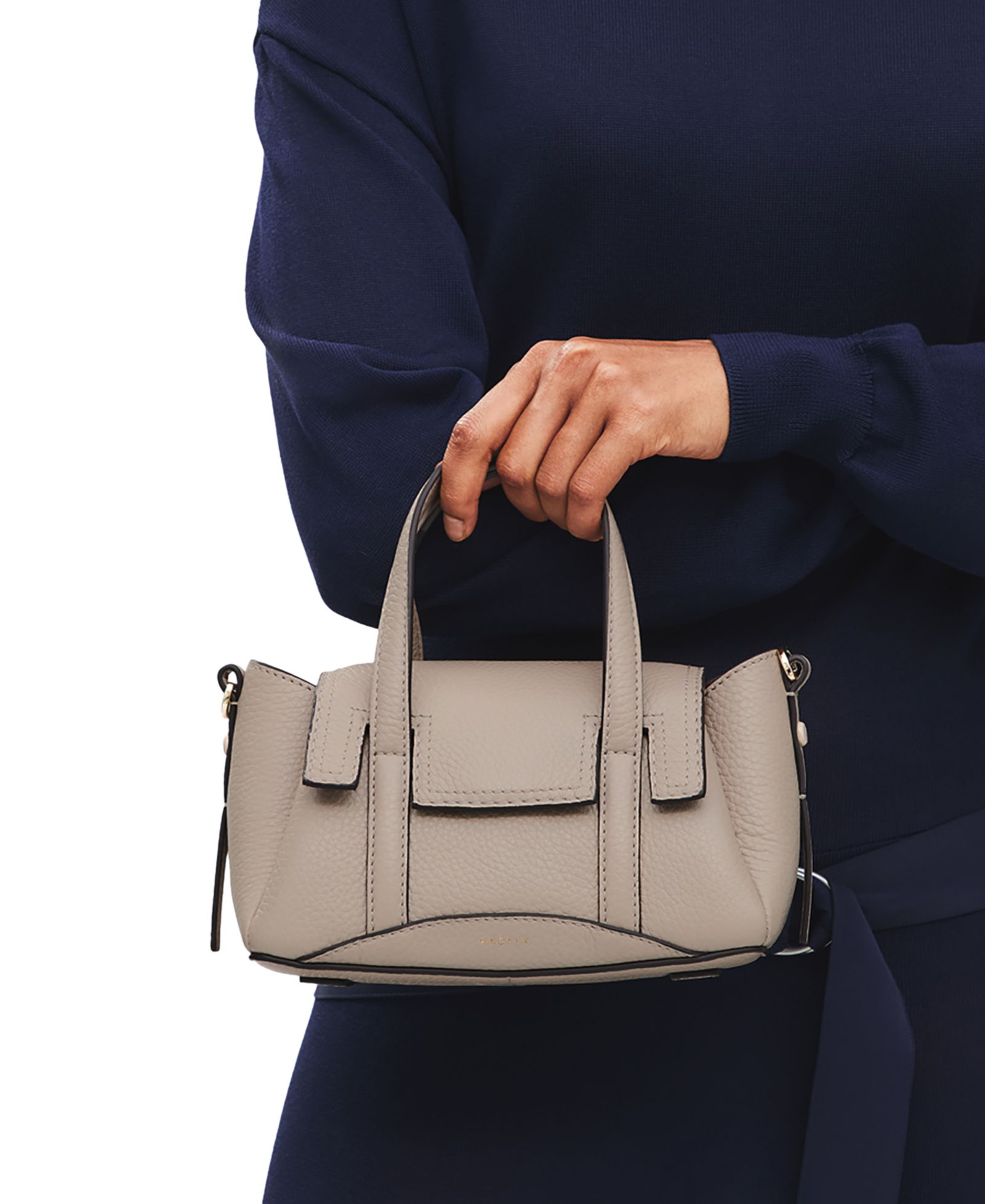 Radley London The Chancery Small Leather Flapover Crossbody Satchel Bag