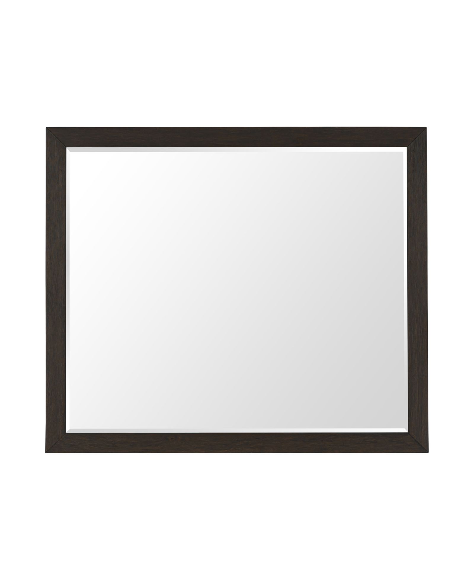 Ryder 38" Beveled Glass Oak Veneer Mirror