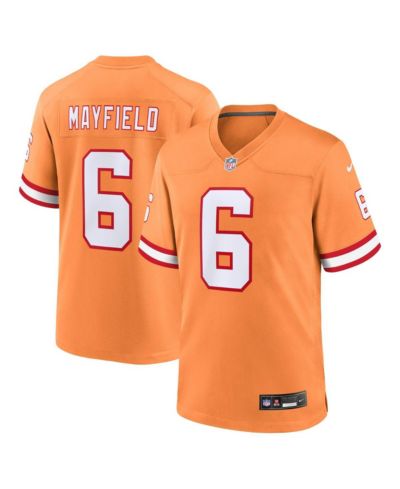 Мужская игровая джерси Nike Baker Mayfield Tampa Bay Buccaneers Throwback