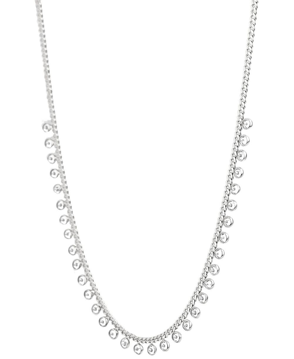 Giani Bernini Primavera Sterling Silver Cubic Zirconia Necklace