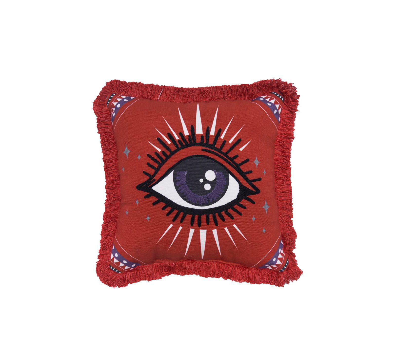 Декоративная мини-подушка Mystical Eye Cotton Blend Halloween Accent 10" x 10"