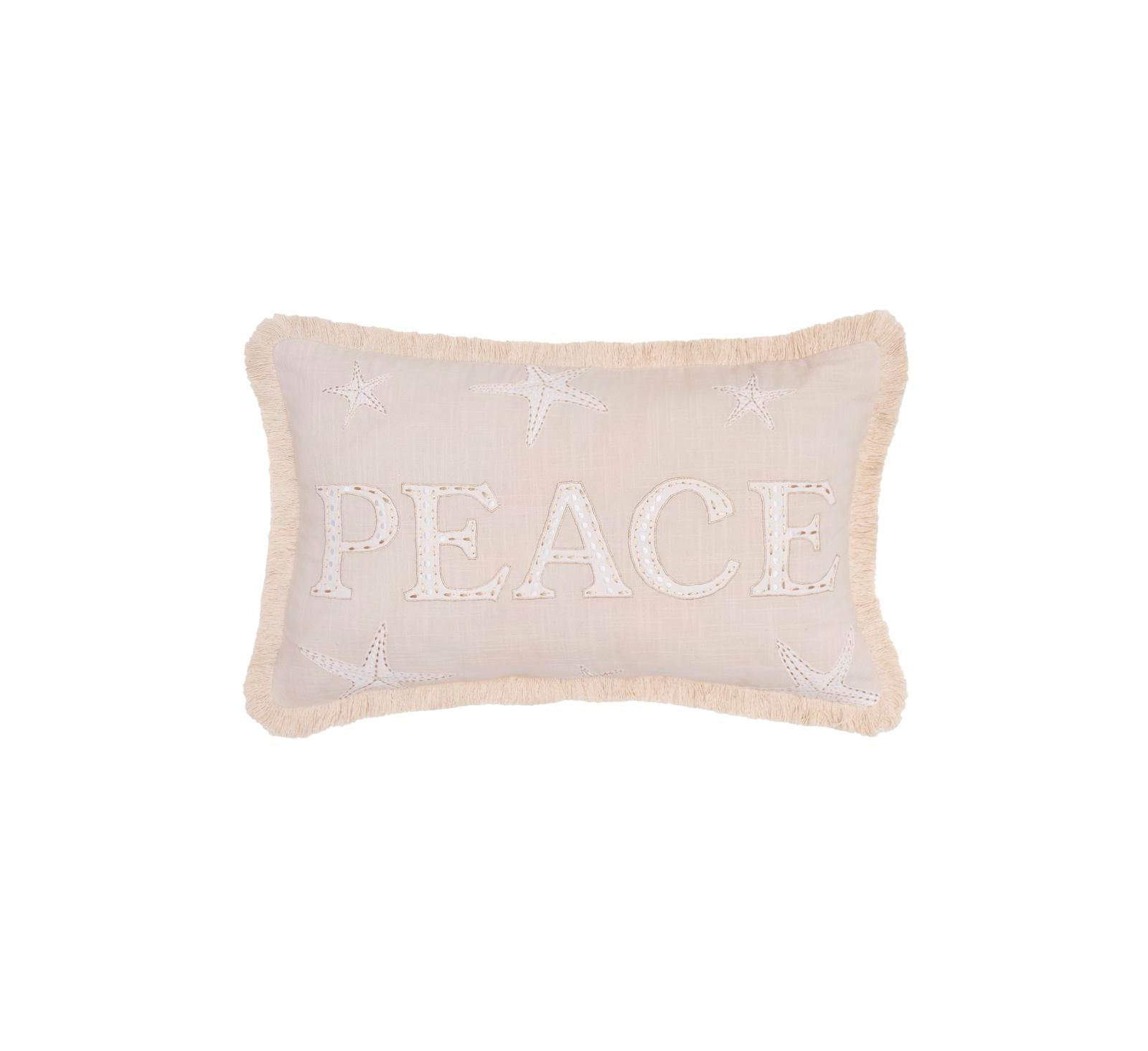 C&F Home декоративная подушка Gold Coast Peace 14" x 22