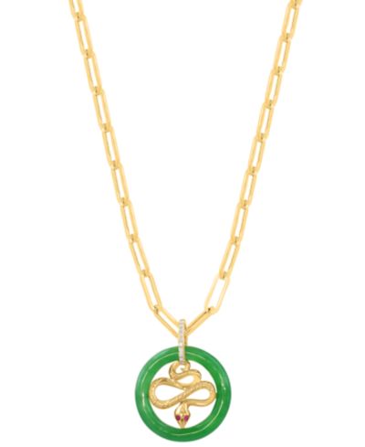 Подвеска EFFY Collection Diamond & Multi Gemstones в золоте 14k Yellow Gold