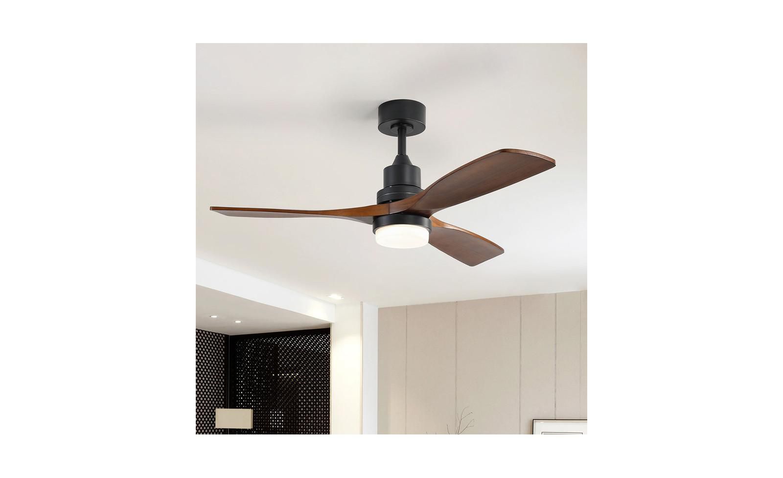 Потолочный вентилятор Sofucor 52-inch Modern 3 Blades с диммером и пультом управления