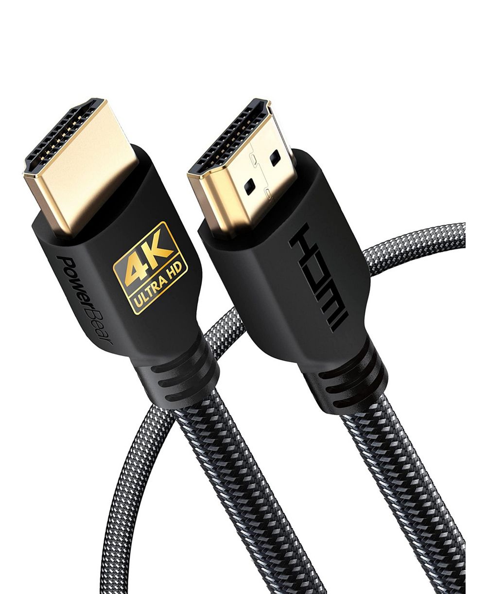 Кабель POWERBEAR HDMI 2-Pack High Speed Braided Gold Connectors