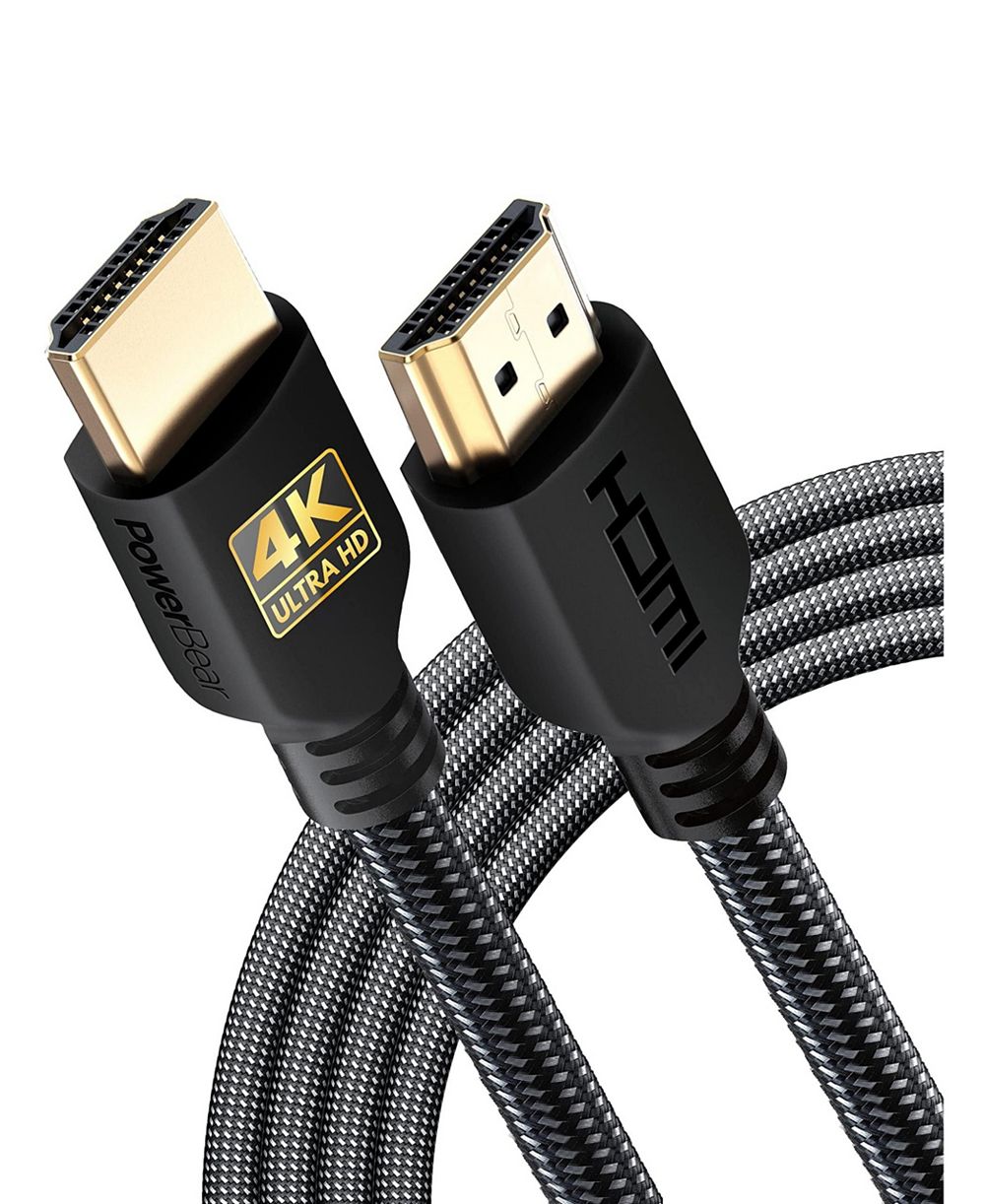 Кабель POWERBEAR HDMI 2-Pack High Speed Braided Gold Connectors