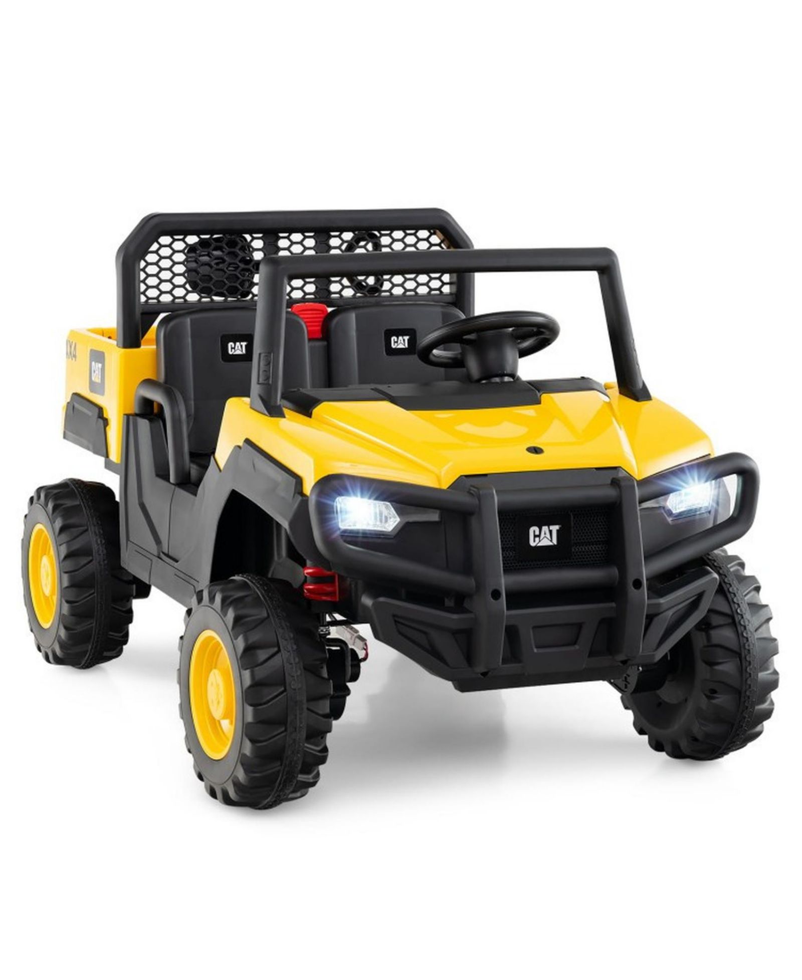 SUGIFT игрушечный самосвал 24V Caterpillar с пультом управления 2-местный детский автомобиль