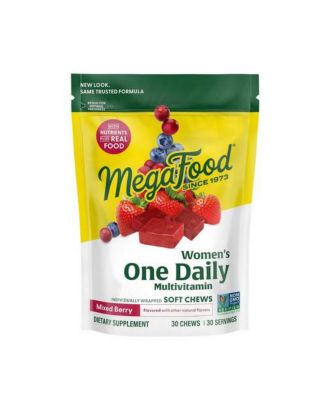 MegaFood Women's Multivitamin ,Mixed Berry, 30 Soft Chews